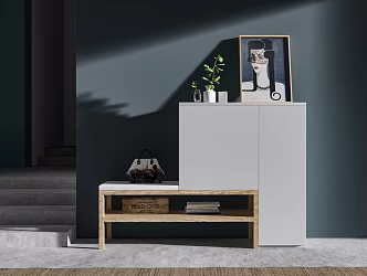 Modern shoe cabinet 3d model