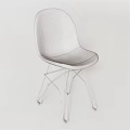 Modern Black Single Chair With Sleek Metal Frame And Stylish Design
