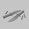 Cyberpunk Knife 3d model