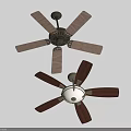 Ceiling Fans With Decorative Wooden Blades And Distinct Design Styles For Modern Home Use