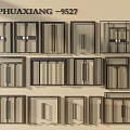 TPHUAXIANG 9527 Door And Window Frame Collection With Various Styles And Modern Designs