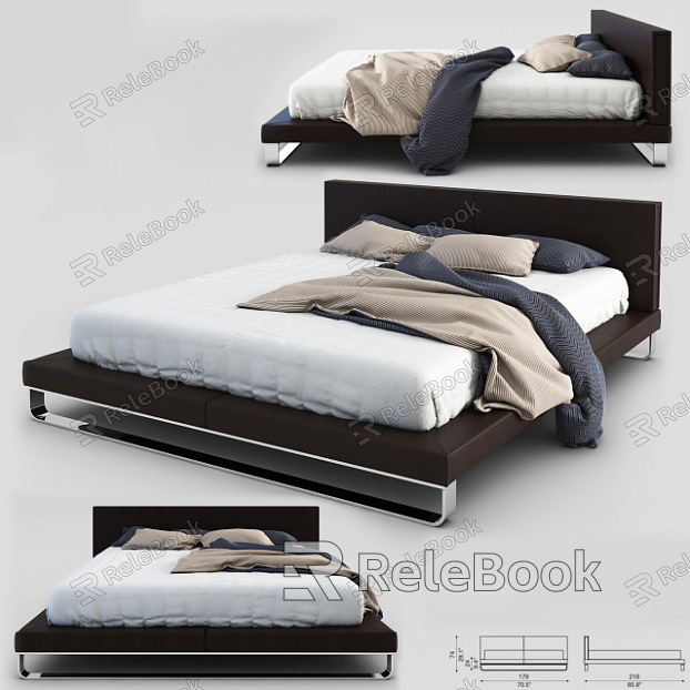 Double bed model