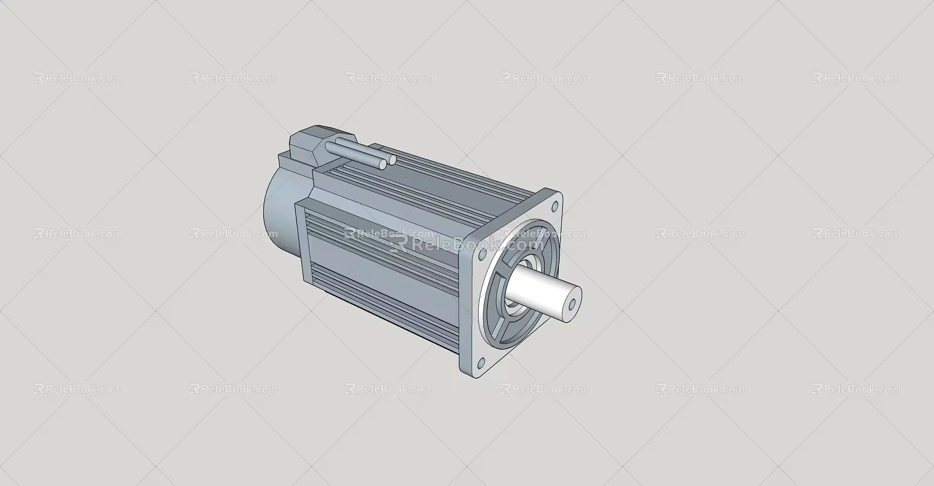 modern generator servo motor 3d model