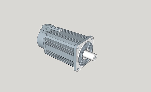 modern generator servo motor 3d model