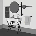 Modern sink 3d model