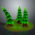 Desert Plant Pine Tree Cypress Tree Pine Tree Big Tree Life Supplies 3d model