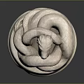 snake cobra venomous snake python reptile cold-blooded animal reptile 3d model