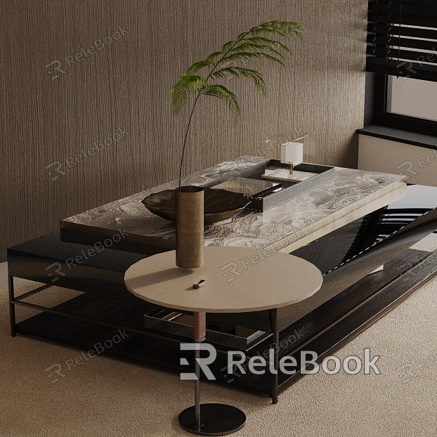 Modern coffee table model