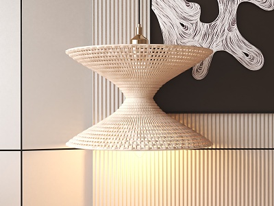 Modern chandelier 3d model