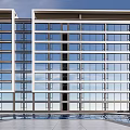 Modern Residential Building Simple Multi-storey Residence 3d model