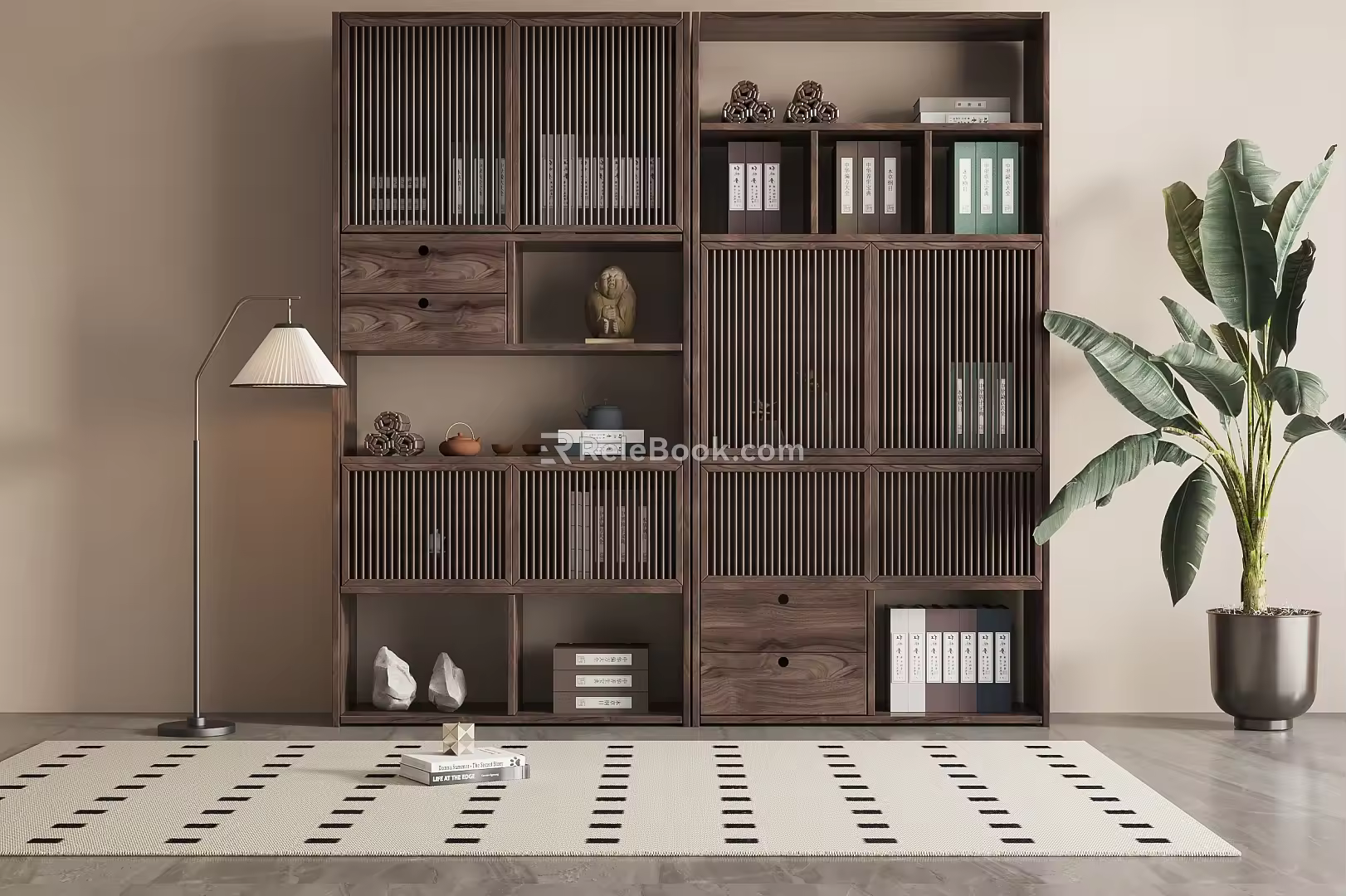New Chinese Style Antique Frame 3d model