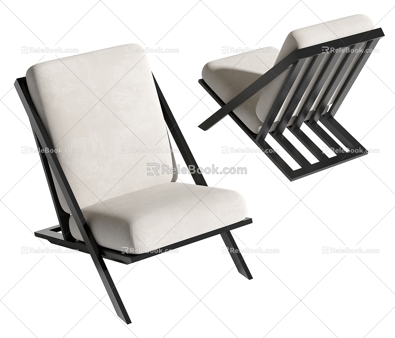 Single sofa 3d model