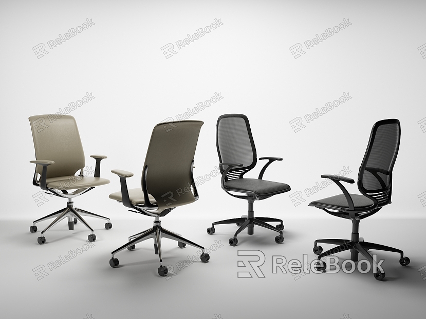 Modern office chair model