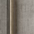 Modern Structural Components With Vertical Parallel Strips And Textured Gray Surface 3d model