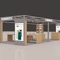 HUAWEI Retail Store With 5G Products Display Counter And Exhibition Showcases