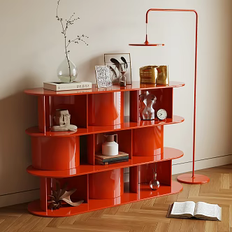 Modern End View Table Entrance Cabinet 3d model