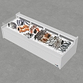 Modern Refrigerator Freezer Seafood Cabinet Seafood Fresh-keeping Cabinet Refrigerator Refrigerator 3d model