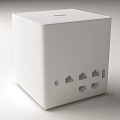 Ugreen Mini PC White Cube Design With Green Indicator Light And Compact Build 3d model