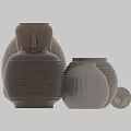 Handcrafted Ceramic Vessels With Textured Surfaces Various Shapes And Earthy Tones
