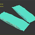 Red And Blue Croccante Chocolate Snack Packaging With Milk Illustrations And Chips