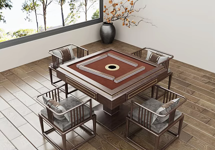 Mahjong Table 3d model