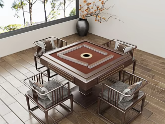 Mahjong Table 3d model