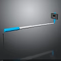 Selfie Stick With Blue And White Extendable Pole And Phone Holder