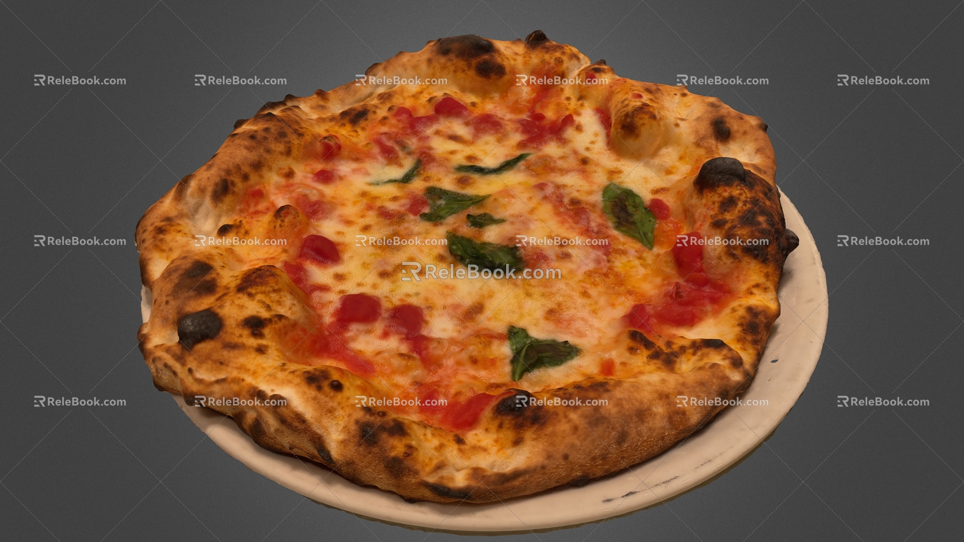 Pizza Realistic Pizza Pizza 2 Scan Pizza 3d model