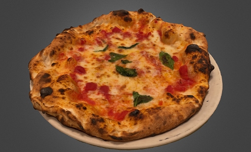 Pizza Realistic Pizza 2 Scan Pizza 3d model