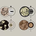 Modern Clock 3d model