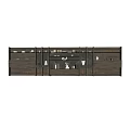 Open Wall Hanging Decorative Cabinet Bookcase 3d model