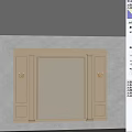 Elegant Modern Bedroom Accent Wall With Gray Fabric Panel And White Wall Sconces