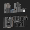 Modern style sound 3d model