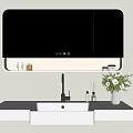 Wash basin integrated basin 3d model