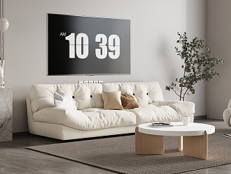 Modern Cloud Sofa 3d model