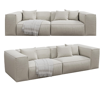 Modern Cor double sofa 3d model