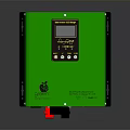 Green Industrial Solar Power Inverter with LCD Display and Control Panel for Efficient Energy Conversion