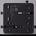 Modern Red Digital Toaster With Two Slots And Black Control Knobs