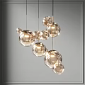 Modern chandelier 3d model