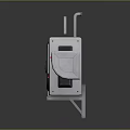 White Desktop PC Case And Monitor With Cooling Fan System Design