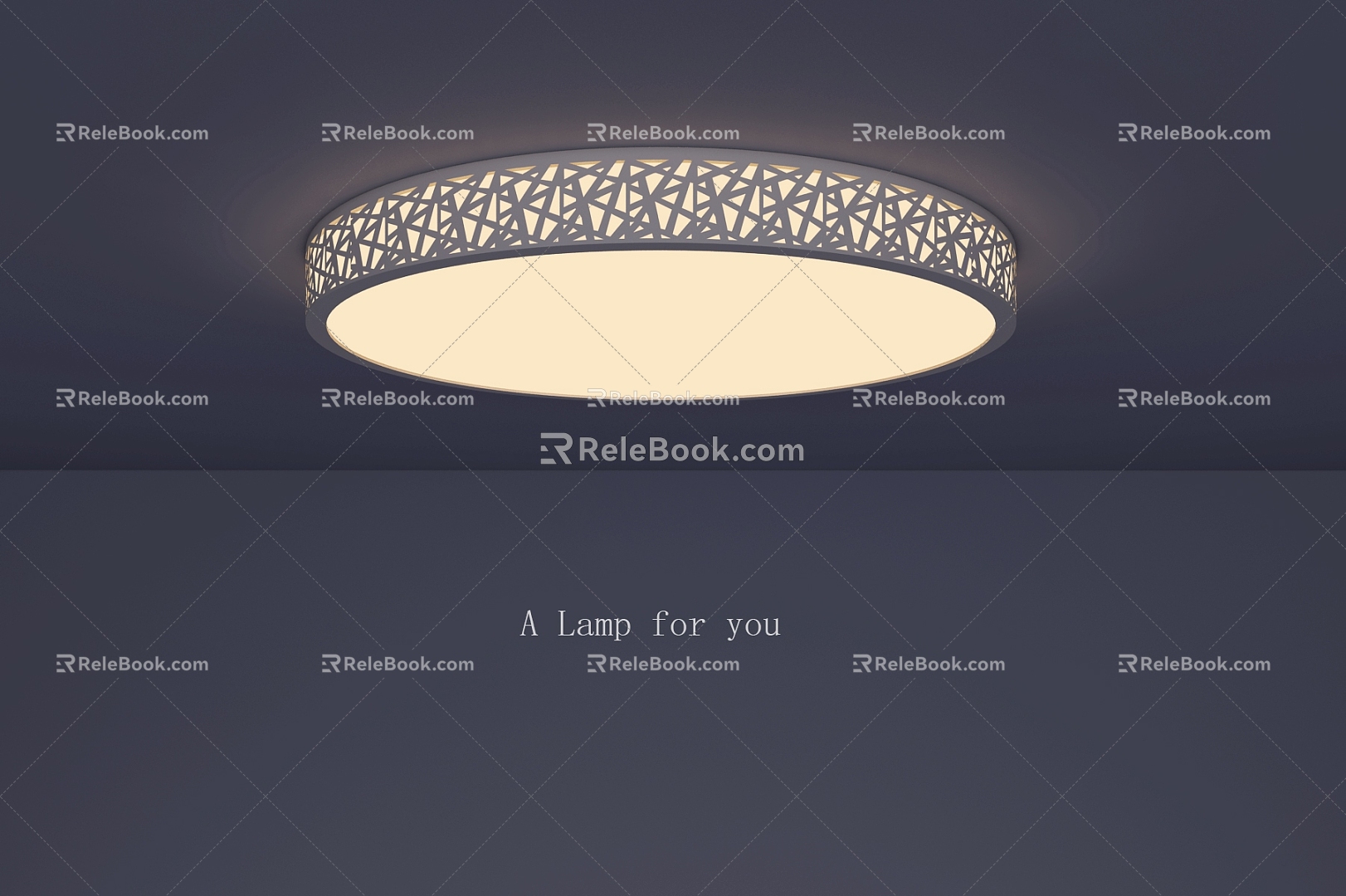 Round ceiling lamp taobao 3d model