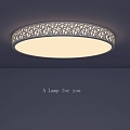 Round ceiling lamp taobao 3d model