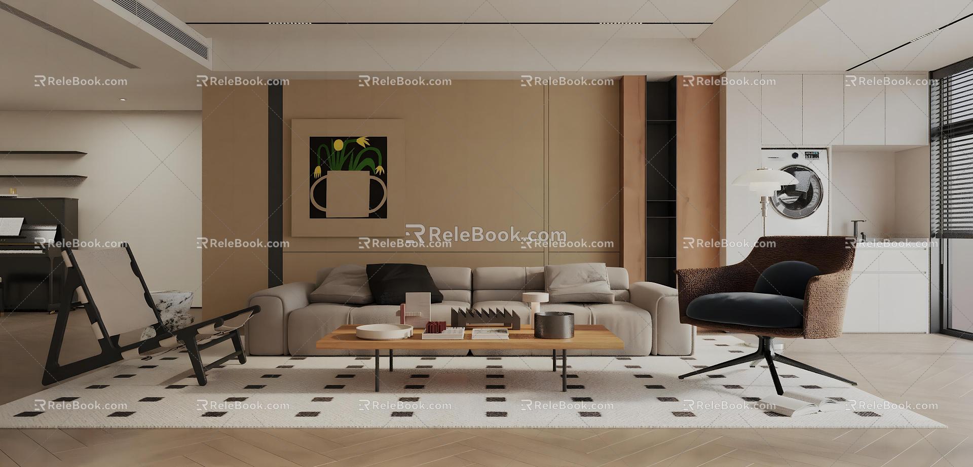 Living room 3d model