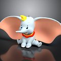 Dumbo Little Elephant Big Ears Like Acrobatics Like Toys Like 3d model