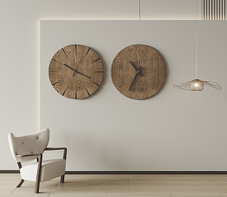 Quiet clock pendant 3d model