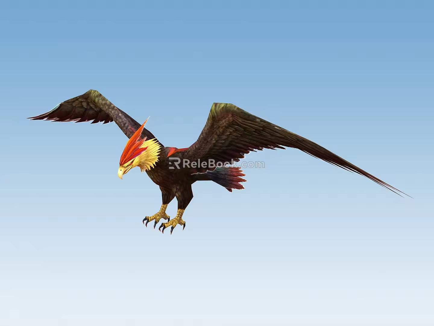 Modern game character game character Garuda Eagle 3d model