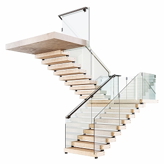 Modern Stairs 3d model