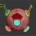 Modern Spaceship Spacecraft 3d model
