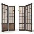 CCD hotel screen partition combination 3d model