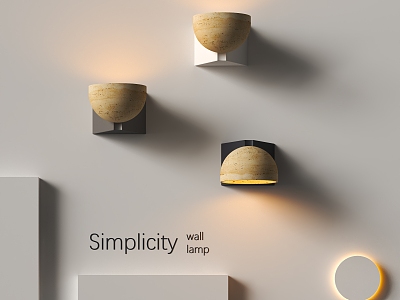 Modern creative wall lamp personalized wall lamp 3d model